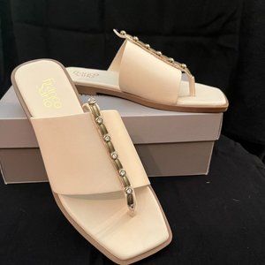 Franco Sarto Cream Sandals